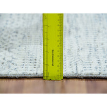 Load image into Gallery viewer, 2&#39;6&quot;x8&#39; Repose Gray, Modern Hand Knotted Undyed Organic Wool Grass Design, Tone On Tone, Organic Sustainable Textile, Runner Oriental Rug FWR478926