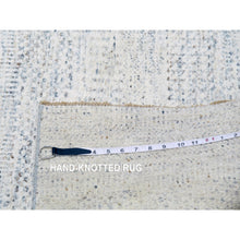 Load image into Gallery viewer, 2&#39;8&quot;x17&#39;10&quot; Alaskan Husky Gray, Undyed Organic Sustainable Textile, Hand Knotted Grass Design, Modern, Tone On Tone, Oriental Xl Runner Rug FWR478986