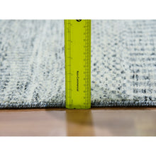 Load image into Gallery viewer, 12&#39;x15&#39; Storm Gray, Undyed Natural Wool, Tone On Tone, Hand Knotted, Modern Grass Design, Oversized Oriental Rug FWR479190