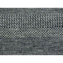 Load image into Gallery viewer, 12&#39;1&quot;x15&#39;1&quot; Peppercorn Gray, Borderless, Undyed All Wool And Hand Knotted Grass Design, Tone On Tone, Modern Oversized Oriental Rug FWR479208