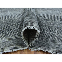 Load image into Gallery viewer, 12&#39;x17&#39;10&quot; Anchor Gray, Modern Grass Design, Natural Wool, Tone On Tone, Hand Knotted, Oversized Oriental Rug FWR479214