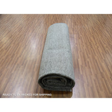 Load image into Gallery viewer, 12&#39;x17&#39;10&quot; Anchor Gray, Modern Grass Design, Natural Wool, Tone On Tone, Hand Knotted, Oversized Oriental Rug FWR479214