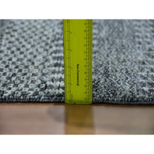 Load image into Gallery viewer, 12&#39;x17&#39;10&quot; Anchor Gray, Modern Grass Design, Natural Wool, Tone On Tone, Hand Knotted, Oversized Oriental Rug FWR479214