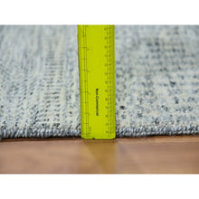 Load image into Gallery viewer, 2&#39;7&quot;x9&#39;10&quot; Boothbay Gray, Tone On Tone, Modern Hand Knotted Grass Design, Undyed Natural Wool, Oriental Runner Rug FWR479286