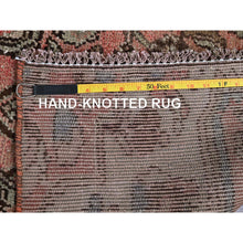 Load image into Gallery viewer, 3&#39;x9&#39; Ash Gray, Horizontal Ombre Design, Pure Silk, Hand Knotted, Runner Oriental Rug FWR525720