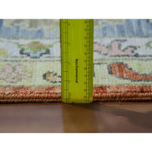 Load image into Gallery viewer, 12&#39;1&quot;x14&#39;7&quot; Rustic Red, Colorful Oushak Weave, All Over Pattern With Large Elements, 100% Wool, Hand Knotted, Oversized, Oriental Rug FWR479406