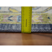 Load image into Gallery viewer, 11&#39;10&quot;x14&#39;9&quot; Gunmetal Gray, Oushak Weave With Heriz Design, 100% Wool, Hand Knotted, Soft To The Touch, Oversized, Oriental Rug FWR479472