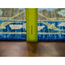 Load image into Gallery viewer, 12&#39;1&quot;x14&#39;10&quot; Ocean Blue, Oushak Weave and Design, Hand Knotted, 100% Wool, Oversized, Oriental Rug FWR479478