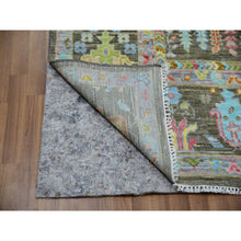 Load image into Gallery viewer, 8&#39;x10&#39;3&quot; Grayish Brown, Hand Knotted, 100% Wool, Lush Pile, Oushak Weave With Willow And Cypress Tree Design, Oriental Rug FWR479508