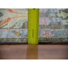 Load image into Gallery viewer, 8&#39;x10&#39;3&quot; Grayish Brown, Hand Knotted, 100% Wool, Lush Pile, Oushak Weave With Willow And Cypress Tree Design, Oriental Rug FWR479508
