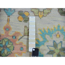 Load image into Gallery viewer, 8&#39;x10&#39;3&quot; Cascading White, Hand Knotted, Oushak Weave And Design, Lush Pile, 100% Wool, Pastel Colors, Oriental Rug FWR479532