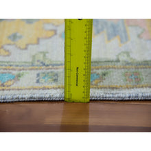 Load image into Gallery viewer, 8&#39;x10&#39;3&quot; Cascading White, Hand Knotted, Oushak Weave And Design, Lush Pile, 100% Wool, Pastel Colors, Oriental Rug FWR479532