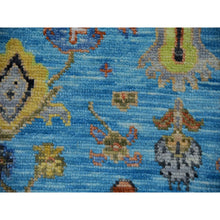 Load image into Gallery viewer, 9&#39;3&quot;x12&#39;5&quot; Steel Blue, Hand Knotted, 100% Wool, Heriz With Bakshaish Design, Lush Pile, Oriental Rug FWR479598