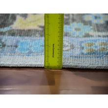 Load image into Gallery viewer, 10&#39;2&quot;x14&#39;1&quot; Lace Ivory, Oushak Weave And Design, All Over Leaf Pattern, Pure Wool, Hand Knotted, Lush Pile, Oriental Rug FWR479628