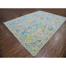 Load image into Gallery viewer, 10&#39;4&quot;x14&#39; Snow Ivory, Bijar Garus Design With Pastel Colors, Thick And Plush, Hand Knotted, Natural Wool, Oriental Rug FWR479706