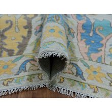 Load image into Gallery viewer, 10&#39;4&quot;x14&#39; Snow Ivory, Bijar Garus Design With Pastel Colors, Thick And Plush, Hand Knotted, Natural Wool, Oriental Rug FWR479706