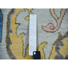 Load image into Gallery viewer, 10&#39;4&quot;x14&#39; Snow Ivory, Bijar Garus Design With Pastel Colors, Thick And Plush, Hand Knotted, Natural Wool, Oriental Rug FWR479706