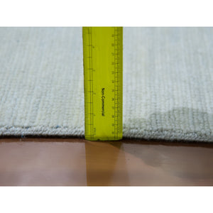 10'3"x14' Daisy Ivory With Earth Tone Colors, Modern Abstract Design, 100% Wool, Hand Knotted, Lush Pile, Oriental Rug FWR479784