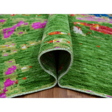 Load image into Gallery viewer, 10&#39;x14&#39;1&quot; Ivory With Multi Beach Colors, Hand Knotted, Modern Abstract Design, Pure Wool, Lush And Plush, Oriental Rug FWR479790