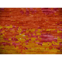 Load image into Gallery viewer, 10&#39;x14&#39;1&quot; Ivory With Multi Beach Colors, Hand Knotted, Modern Abstract Design, Pure Wool, Lush And Plush, Oriental Rug FWR479790