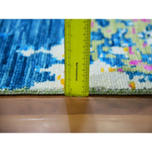 Load image into Gallery viewer, 10&#39;x14&#39;1&quot; Ivory With Multi Beach Colors, Hand Knotted, Modern Abstract Design, Pure Wool, Lush And Plush, Oriental Rug FWR479790