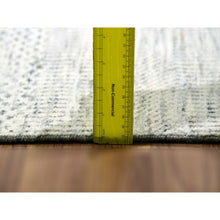 Load image into Gallery viewer, 12&#39;x15&#39; Dove White, Hand Knotted 100% Wool, Tone On Tone, Modern Grass Design, Organic Sustainable Textile, Oversized Oriental Rug FWR479838