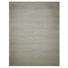 Load image into Gallery viewer, 14&#39;x18&#39;1&quot; Eider White, Hand Knotted Velvety Wool, Organic Sustainable Textile, Tone on Tone, Modern Grass Design, XL Oriental RugSh79980 FWR479880