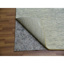 Load image into Gallery viewer, 14&#39;x18&#39;1&quot; Eider White, Hand Knotted Velvety Wool, Organic Sustainable Textile, Tone on Tone, Modern Grass Design, XL Oriental RugSh79980 FWR479880