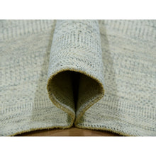 Load image into Gallery viewer, 14&#39;x18&#39;1&quot; Eider White, Hand Knotted Velvety Wool, Organic Sustainable Textile, Tone on Tone, Modern Grass Design, XL Oriental RugSh79980 FWR479880