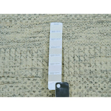 Load image into Gallery viewer, 14&#39;x18&#39;1&quot; Eider White, Hand Knotted Velvety Wool, Organic Sustainable Textile, Tone On Tone, Modern Grass Design, Xl Oriental RugFWR479880