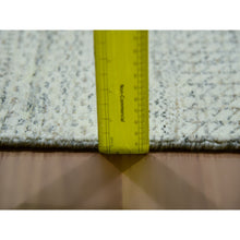 Load image into Gallery viewer, 14&#39;x18&#39;1&quot; Eider White, Hand Knotted Velvety Wool, Organic Sustainable Textile, Tone on Tone, Modern Grass Design, XL Oriental RugSh79980 FWR479880