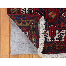 Load image into Gallery viewer, 3&#39;x11&#39;4&quot; Ivory Full Pile Tribal Weaving Vintage Persian Karajeh Excellent Condition Natural Wool Hand Knotted Runner Oriental Rug FWR480264