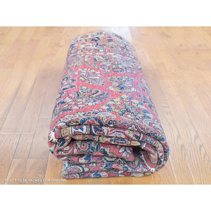 7'10"x9'10" Whisper Green, Afghan Oushak Design, 100% Wool, Hand Knotted, Denser Weave, Vegetable Dyes, Oriental Rug FWR1812