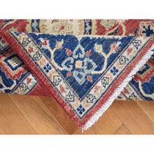 Load image into Gallery viewer, 5&#39;x6&#39;6&quot; Tomato Red, Peshawar Mahal Design with Soft Colors, Soft Wool Hand Knotted, Oriental Rug FWR480468