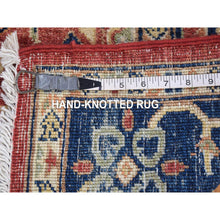 Load image into Gallery viewer, 5&#39;x6&#39;6&quot; Tomato Red, Peshawar Mahal Design with Soft Colors, Soft Wool Hand Knotted, Oriental Rug FWR480468