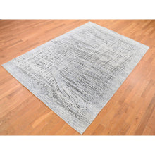 Load image into Gallery viewer, 6&#39;x9&#39; The Lost Branches, Silk With Textured Wool, Hand Knotted Oriental Rug FWR480576