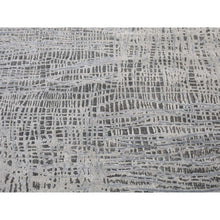 Load image into Gallery viewer, 6&#39;x9&#39; The Lost Branches, Silk With Textured Wool, Hand Knotted Oriental Rug FWR480576