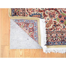 Load image into Gallery viewer, 11&#39;5&quot;x15&#39;9&quot; Light Yellow, Antique Persian Sherkat, Hand Knotted, Mint Condition, Pure Wool, Oversized Oriental Rug FWR480666