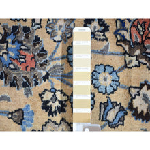 Load image into Gallery viewer, 11&#39;9&quot;x16&#39;4&quot; Ivory, Antique Persian Mashad, Hand Knotted, 100% Wool, Oversized Oriental Rug FWR480678