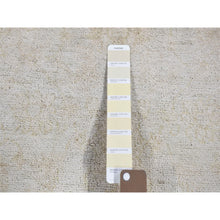 Load image into Gallery viewer, 3&#39;9&quot;x5&#39;8&quot; Ivory, Extra Soft Wool Natural Dyes Hand Knotted, White Wash Peshawar, Oriental Rug FWR480936