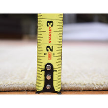 Load image into Gallery viewer, 3&#39;1&quot;x5&#39;1&quot; Lime Green, Wool And Silk Modern Grass Design Gabbeh, Densely Woven Hand Knotted, Oriental Rug FWR481164