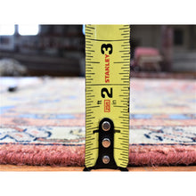 Load image into Gallery viewer, 12&#39;x14&#39;10&quot; Rust Red, Antiqued Heriz Re-creation With All Over Flowers Design, Hand Knotted Pure Wool, Oversized Oriental Rug FWR481338