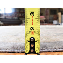 Load image into Gallery viewer, 12&#39;5&quot;x19&#39;4&quot; Gray, Persian Tabriz Sheikh Safi Design, Hand Knotted Pure Wool, Oversized Oriental Rug FWR481356