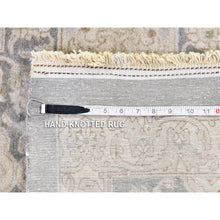 Load image into Gallery viewer, 12&#39;5&quot;x19&#39;4&quot; Gray, Persian Tabriz Sheikh Safi Design, Hand Knotted Pure Wool, Oversized Oriental Rug FWR481356