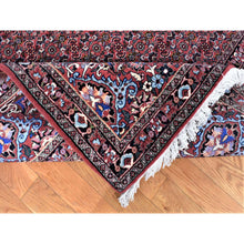 Load image into Gallery viewer, 11&#39;3&quot;x16&#39; Rust Red, Persian Bijar With Geometric Design, 400 Kpsi Wool And Silk Handmade Oversized, Oriental Rug FWR481392