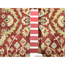 Load image into Gallery viewer, 2&#39;6&quot;x17&#39;10&quot; Rust Red, Kashan Revival with Large Motifs, New Zealand Wool Hand Knotted, XL Runner Oriental Rug FWR481488