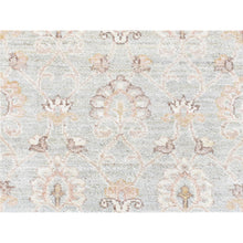 Load image into Gallery viewer, 2&#39;7&quot;x15&#39;10&quot; Faded Green, Fine Peshawar With All Over Motifs, Pure Wool Hand Knotted, Xl Runner Oriental Rug FWR481524