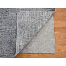 Load image into Gallery viewer, 2&#39;5&quot;x10&#39;8&quot; Gray Fine Jacquard Hand Loomed Modern Runner Wool And Art Silk Oriental Rug FWR481662