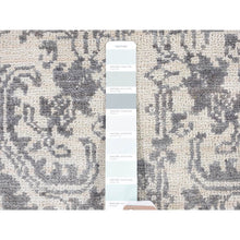 Load image into Gallery viewer, 7&#39;9&quot;x10&#39; Ivory, Hand Knotted, Wool And Silk, Geometric Mughal Design With Large Elements Oriental Rug FWR482292