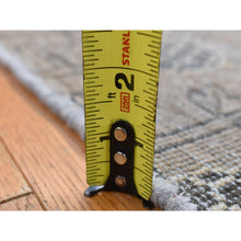Load image into Gallery viewer, 2&#39;2&quot;x2&#39;2&quot; Mocha Brown, Zero Pile, Khotan and Samarkand Design, Sample Fragment, Pure Wool, Hand Knotted Oriental Rug FWR482394